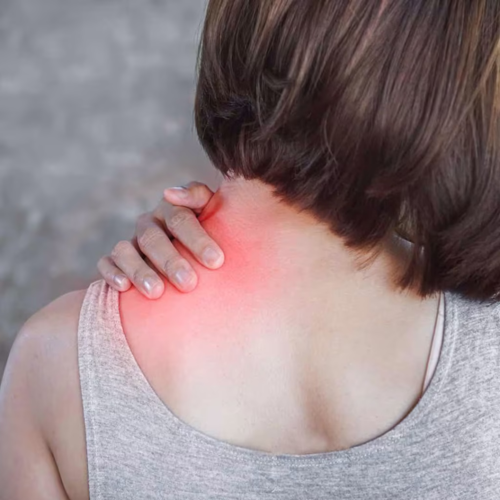 En dame med nerve i klem