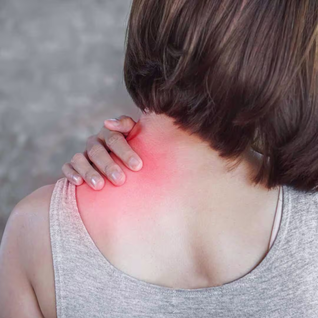 En dame med nerve i klem